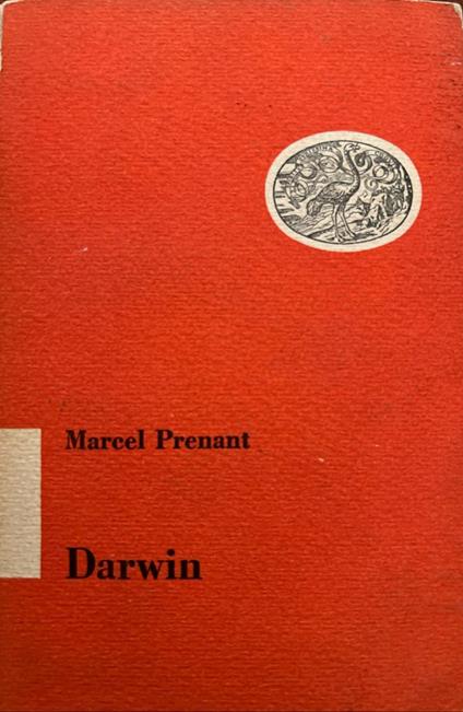 Darwin - Marcel Prenant - copertina