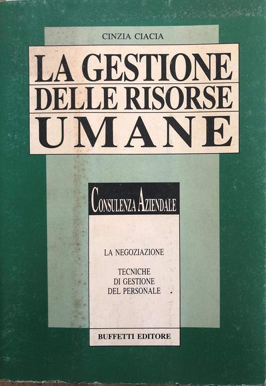 La gestione delle risorse umane - copertina