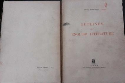 Outlines of english literature - copertina