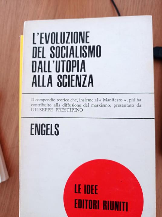 L' evoluzione del socialismo dall'utopia alla scienza - Friedrich Engels - copertina