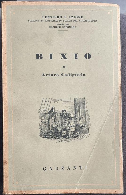 Bixio - Arturo Codignola - copertina