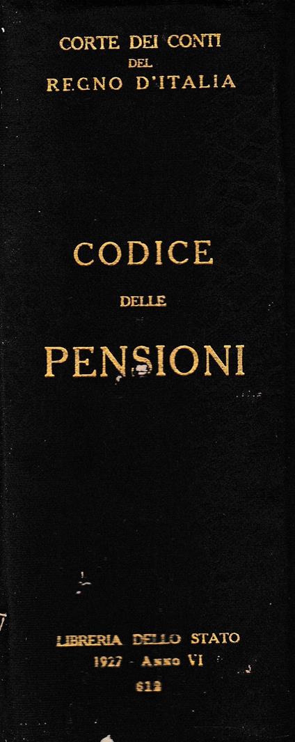 Codice delle Pensioni - copertina