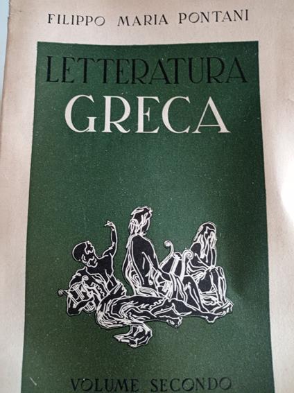 Letteratura Greca Vol. II - Filippo Maria Pontani - copertina