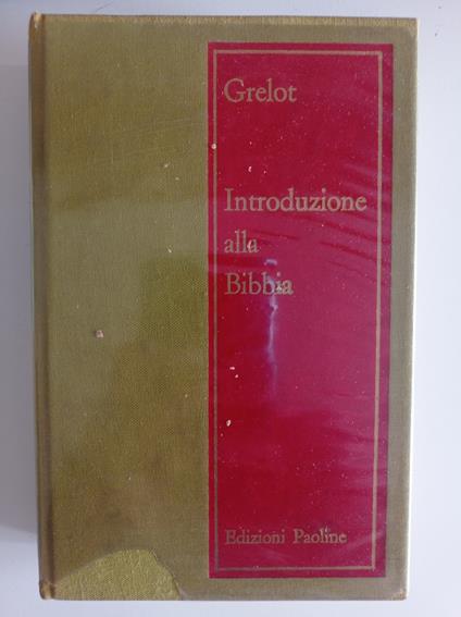 Introduzione alla Bibbia - Pierre Grelot - copertina