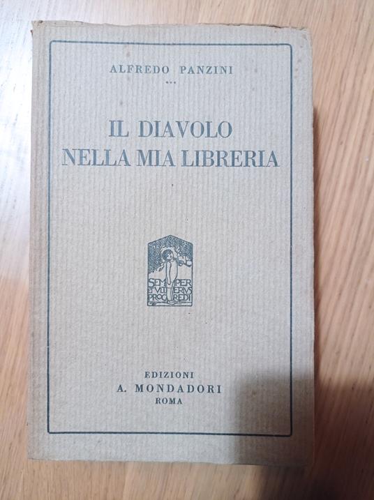 Il diavolo nella mia libreria - Alfredo Panzini - copertina