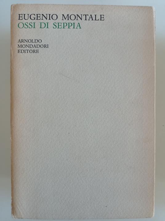 Ossi di seppia - Eugenio Montale - copertina