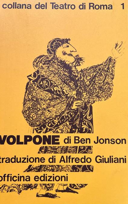 Volpone - Ben Jonson - copertina