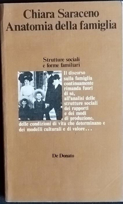 Anatomia della famiglia - Chiara Saraceno - copertina