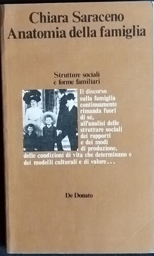 Anatomia della famiglia - Chiara Saraceno - copertina