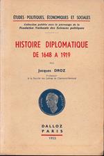 Histoire diplomatique de 1648 à 1919