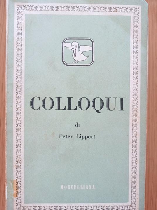 Colloqui - Peter Lippert - copertina
