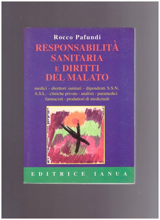 Responsabilità sanitaria e diritti del malato - copertina