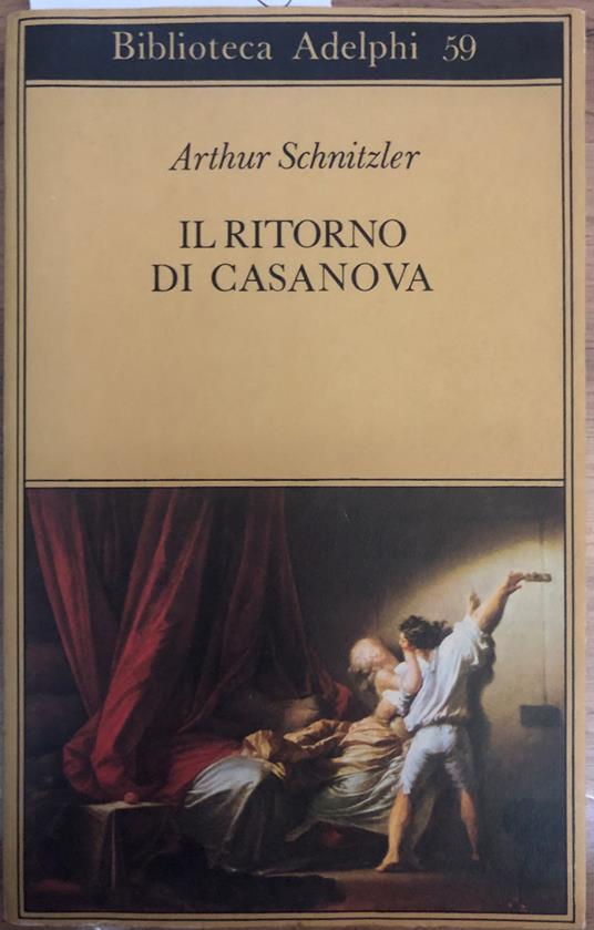 Il ritorno di Casanova - Arthur Schnitzler - copertina