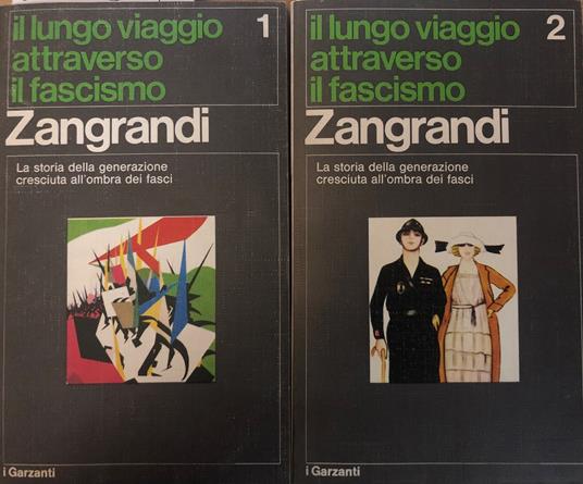 Il lungo viaggio attraverso il fascismo. Vol. 1 e 2 - Ruggero Zangrandi - copertina