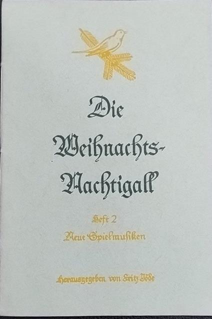 Die Weibrachts Nachtigall. 2 - copertina