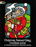 Christmas Stained Glass Coloring Book