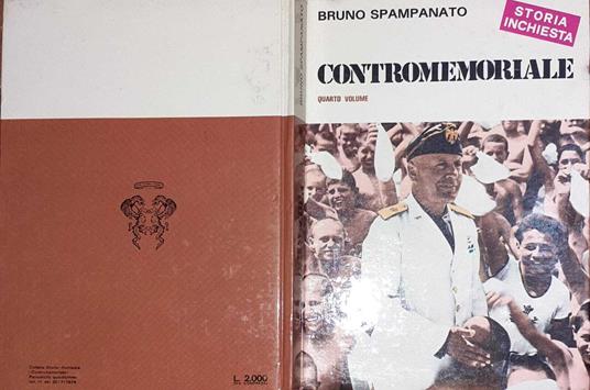 Contromemoriale. Quarto volume - Bruno Spampanato - copertina