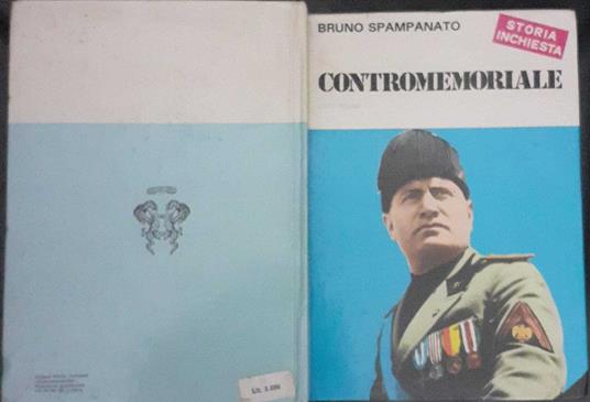 Contromemoriale. Terzo volume - Bruno Spampanato - copertina