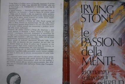 Le passioni della mente. Il romanzo sulla vita di Simund Freud - Irving Stone - copertina