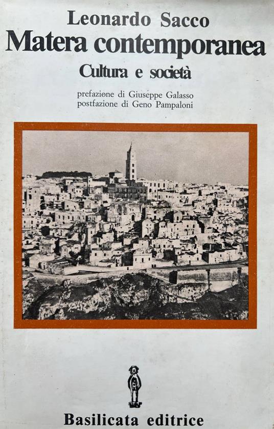 Matera contemporanea. Cultura e società - Leonardo Sacco - copertina