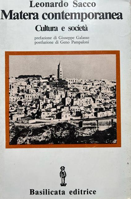 Matera contemporanea. Cultura e società - Leonardo Sacco - copertina