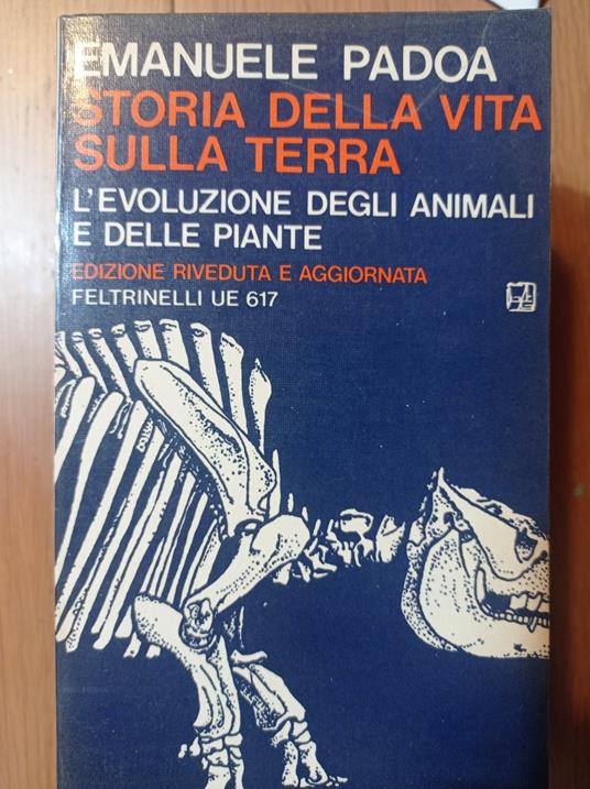 Storia della vita sulla terra - Emanuele Padoa - copertina