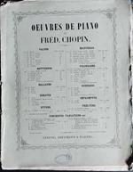 Ouvres de piano