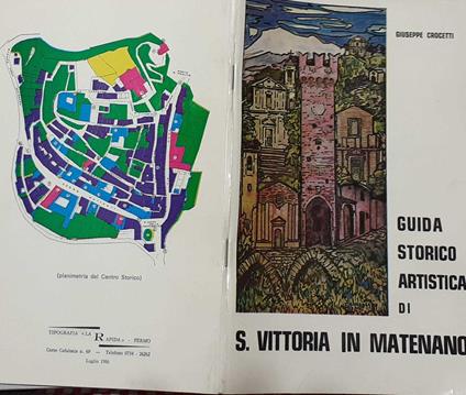 Guida storico artistica di S. Vittoria in Matenano - Giuseppe Crocetti - copertina