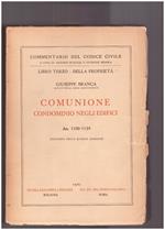 Comunione Condominio negli edifici. Libro Terzo Della Proprietà. Art. 1100-1139