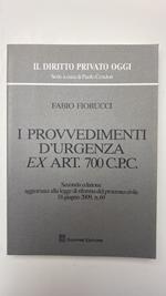 Provvedimenti Urgenza Ex Art. 700 C.P.C