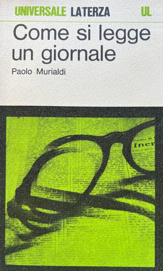 Come si legge un giornale - Paolo Murialdi - copertina