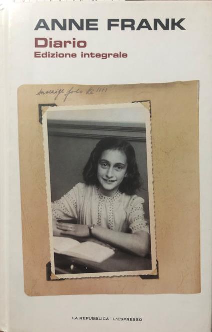 Diario Edizione integrale - Anne Frank - copertina