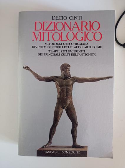 Dizionario mitologico - Decio Cinti - copertina