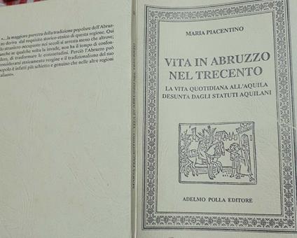 Vita in Abruzzo nel trecento - copertina