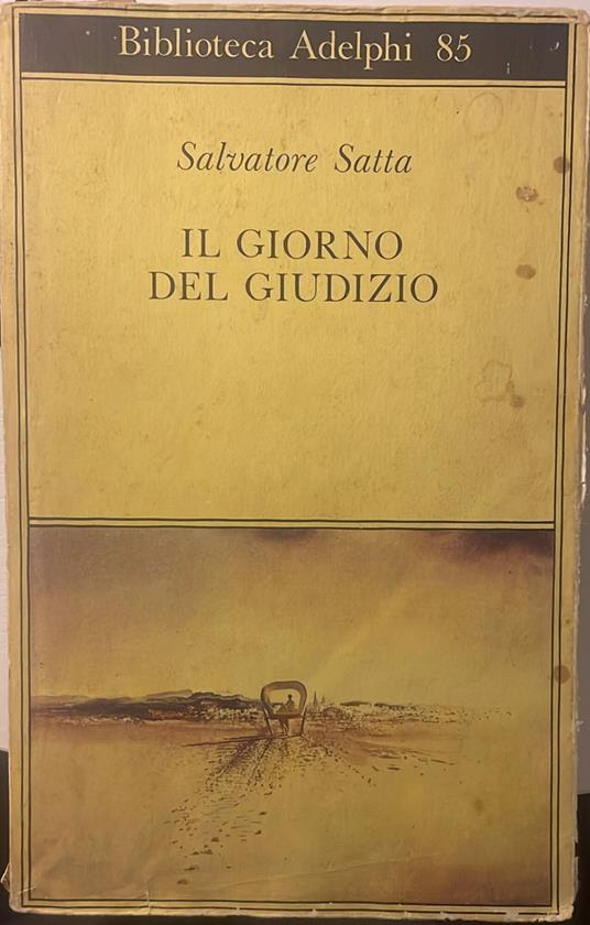 Il giorno del giudizio - Salvatore Satta - copertina