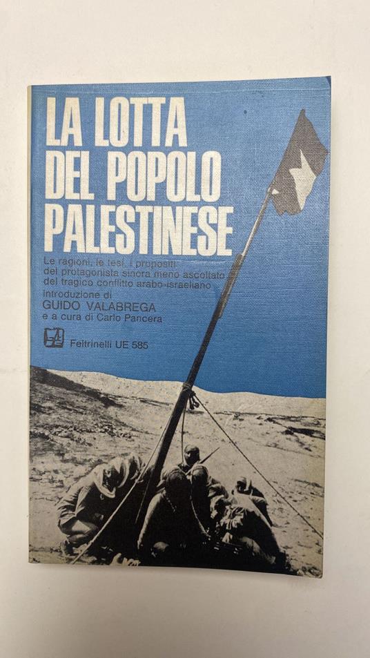 La lotta del popolo palestinese - Carlo Pancera - copertina