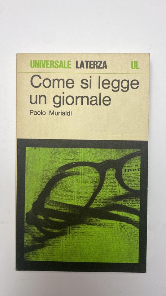 Come si legge un giornale - Paolo Murialdi - copertina