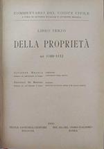 Commentario del codice civile della proprietà - libro terzo