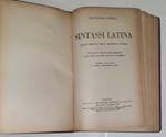 Sintassi latina (parte seconda della grammatica latina)