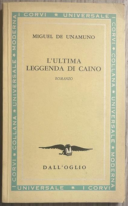 L' ultima leggenda di Caino - Miguel de Unamuno - copertina