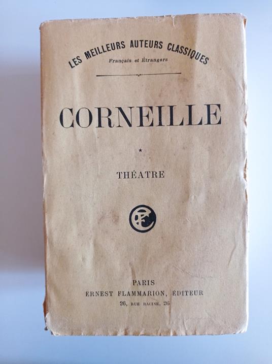 Theatre vol. 1 - Pierre Corneille - copertina