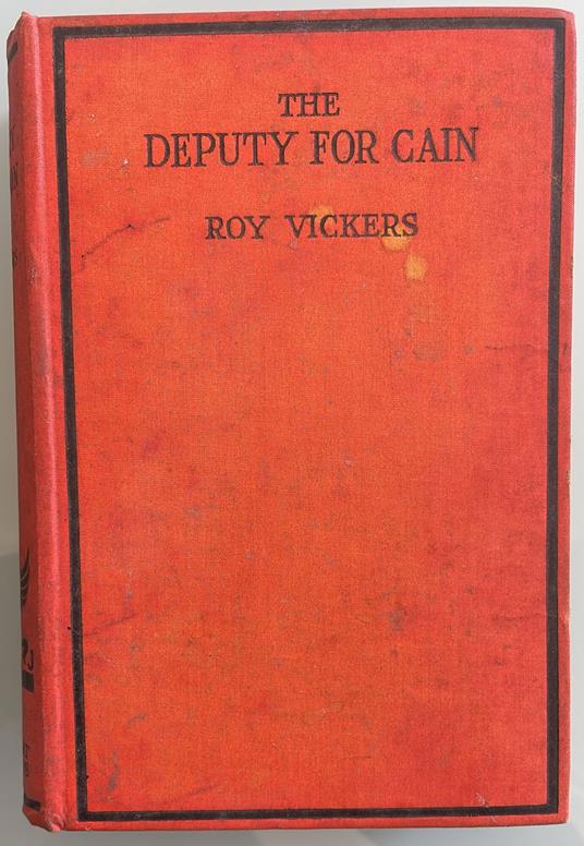 The deputy for cain - Roy Vickers - copertina