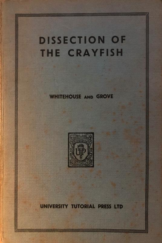 Dissection of the Crayfish - copertina