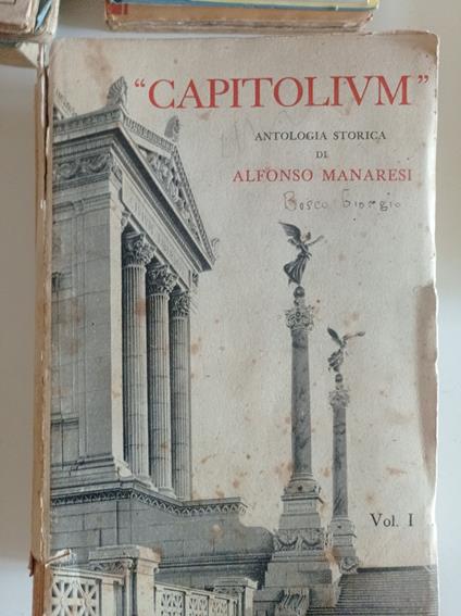Capitolivm - Alfonso Manaresi - copertina