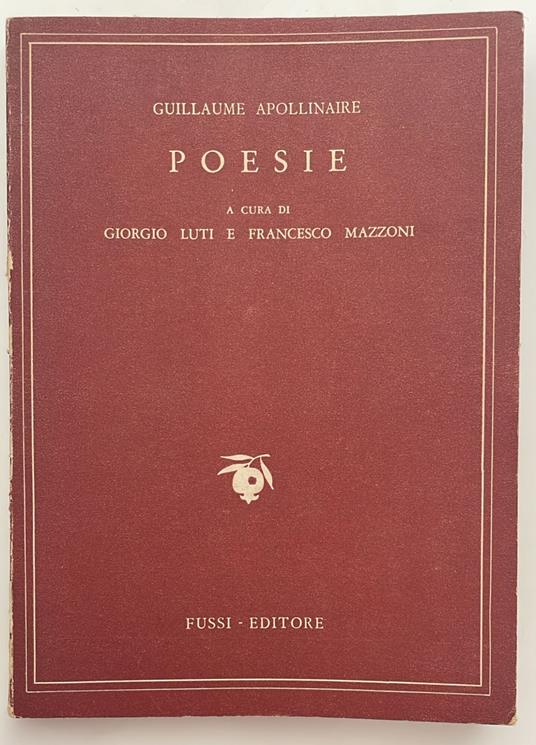 Poesie - Guillaume Apollinaire - copertina