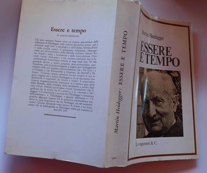 Essere e tempo - Martin Heidegger - copertina