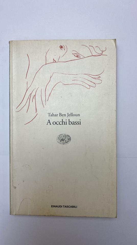 A occhi bassi - Tahar Ben Jelloun - copertina