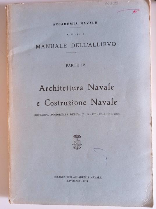 Manuale dell'allievo parte IV - copertina