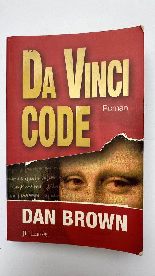 Da Vinci Code - Dan Brown - copertina