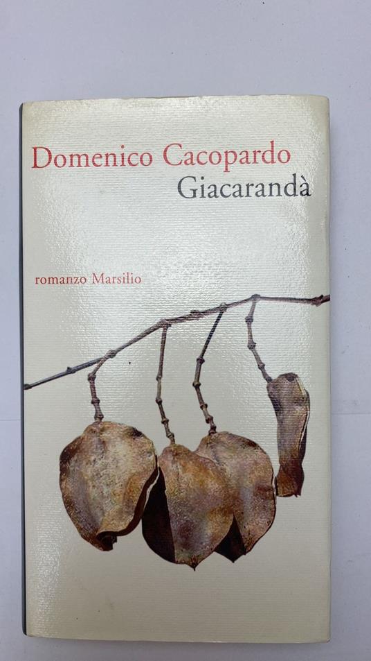 Giacarandà - Domenico Cacopardo - copertina